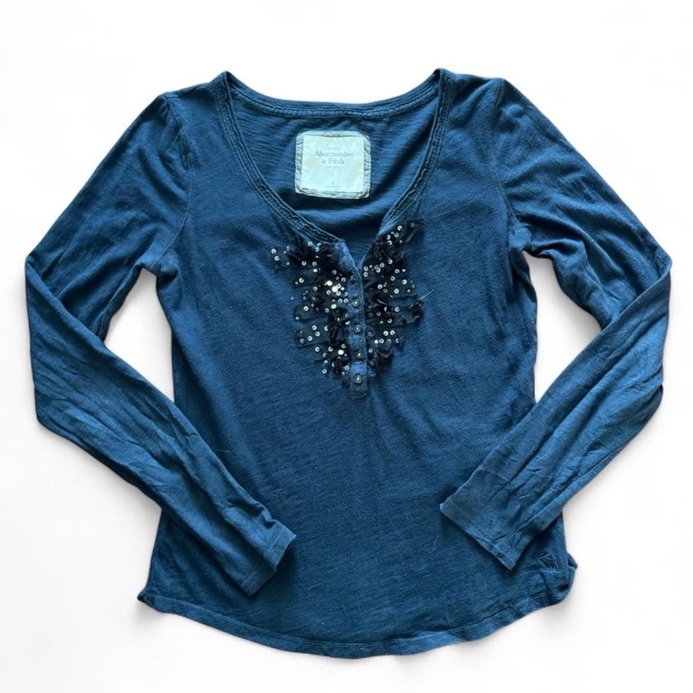 y2k vintage abercrombie and fitch long sleeve top